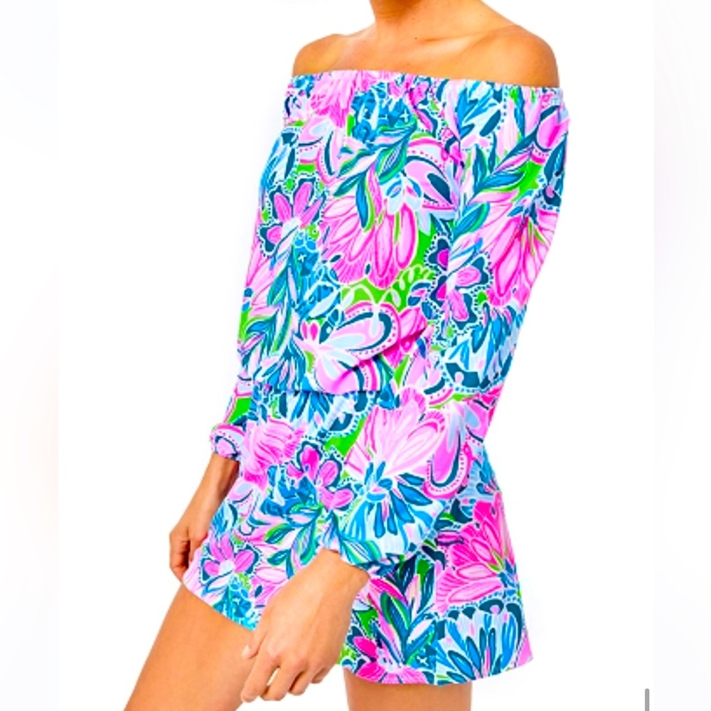 Lilly Pulitzer Lana Off the Shoulder Romper